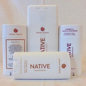 Native Seasonal Collection: 3 Deodorants & 1 Body Wash